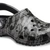 Sandale de plajă Crocs Classic Clog Camouflage Printing Black Unisex 206454-001