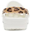 Sandale de plajă Crocs Classic Clog imprimeu leopard Alb 206638-1D1 Sandale de plajă Crocs Classic Clog imprimeu leopard Alb 206638-1D1