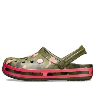 Sandale de plajă Crocs Classic Clog Verde Roz 205579-3S9