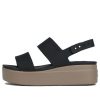 Sandale negre Crocs (WMNS) Brooklyn cu talpă groasă „Negru” 206453-07H