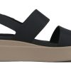 Sandale negre Crocs (WMNS) Brooklyn cu talpă groasă „Negru” 206453-07H