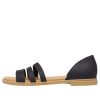 Sandale plate Crocs (WMNS) Tulum „Negru” 206109-00W