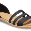 Sandale plate Crocs (WMNS) Tulum „Negru” 206109-00W