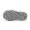 Sandale plate cu sclipici Crocs (GS) Isabella „Grey Silver” 205038-040