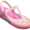 Sandale roșii Crocs (WMNS) Classic Clog Beach 11209-66E Sandale roșii Crocs (WMNS) Classic Clog Beach 11209-66E