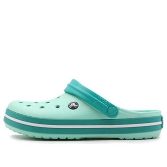 Sandale unisex Crocs Crocband, ușoare, rezistente la uzură, verde mentă 11016-3R6