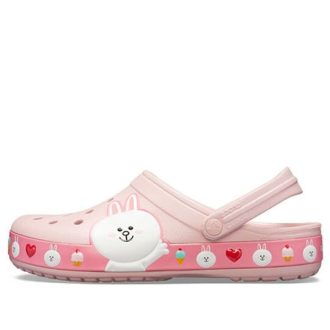 Sandale unisex Crocs x Line Friends Beach Pink 205791-606