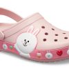 Sandale unisex Crocs x Line Friends Beach Pink 205791-606