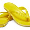 Slapi Crocs Crocband Flip Flip-flops Galben 11033-7B0