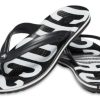 Slapi Crocs Crocband Printed Flip-flops Negru Alb 205943-066