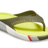 Slapi Crocs LiteRide Colorblock Flip-flops galbene 205625-37P