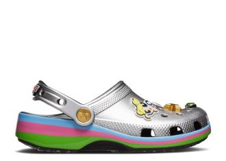 The Powerpuff Girls x Classic Clog Kids „Metallic Silver”