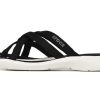 Tobogane Crocs (WMNS) pentru plajă și piscinăPapuci „Black White” 205479-066
