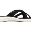 Tobogane Crocs (WMNS) pentru plajă și piscinăPapuci „Black White” 205479-066